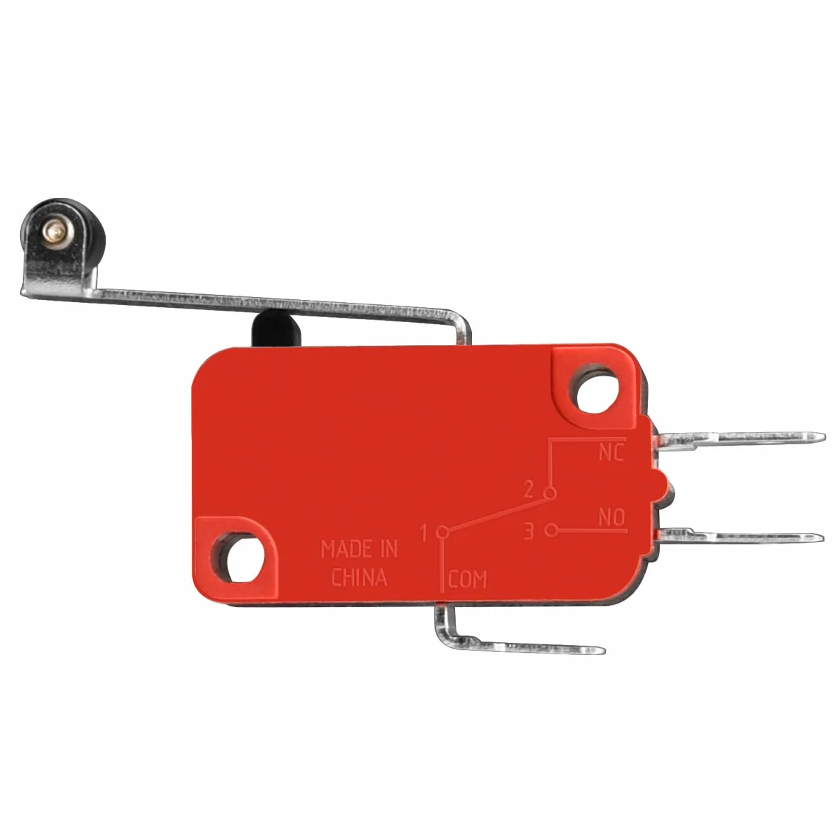Heschen mikro przełącznik V-166-1C25 SPDT długa dźwignia rolkowa 16 A 250 V AC 5 szt.