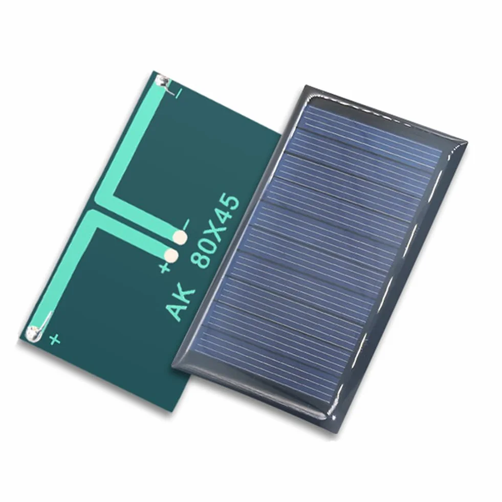 Polikrystaliczny panel słoneczny 5 V 100 mA 80x45 mm 5 sztuk