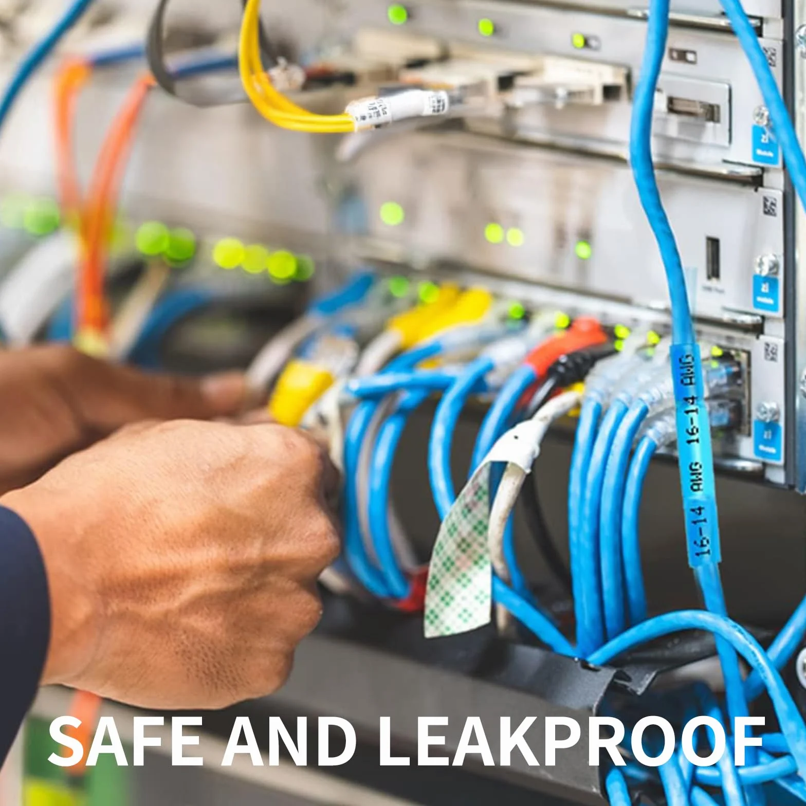 Zestaw łączników kablowych 115 szt. termokurczliwych złączy stykowych z wężem termokurczliwym