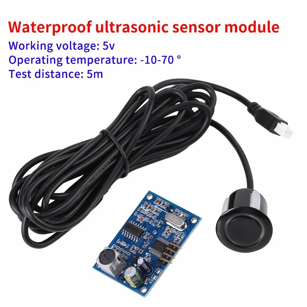 JSN-SR04T moduł czujnika ultradźwiękowego 5 V cyfrowy czujnik temperatury, wodoszczelny czujnik odległości