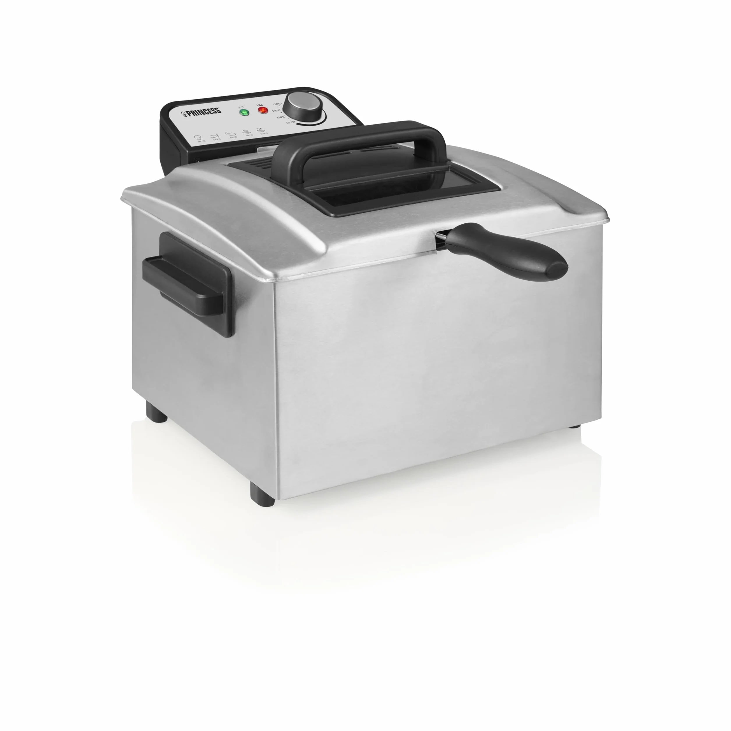 Princess Frytkownica 5 l 3270 W stal nierdzewna podwójny termostat strefa zimna okienko