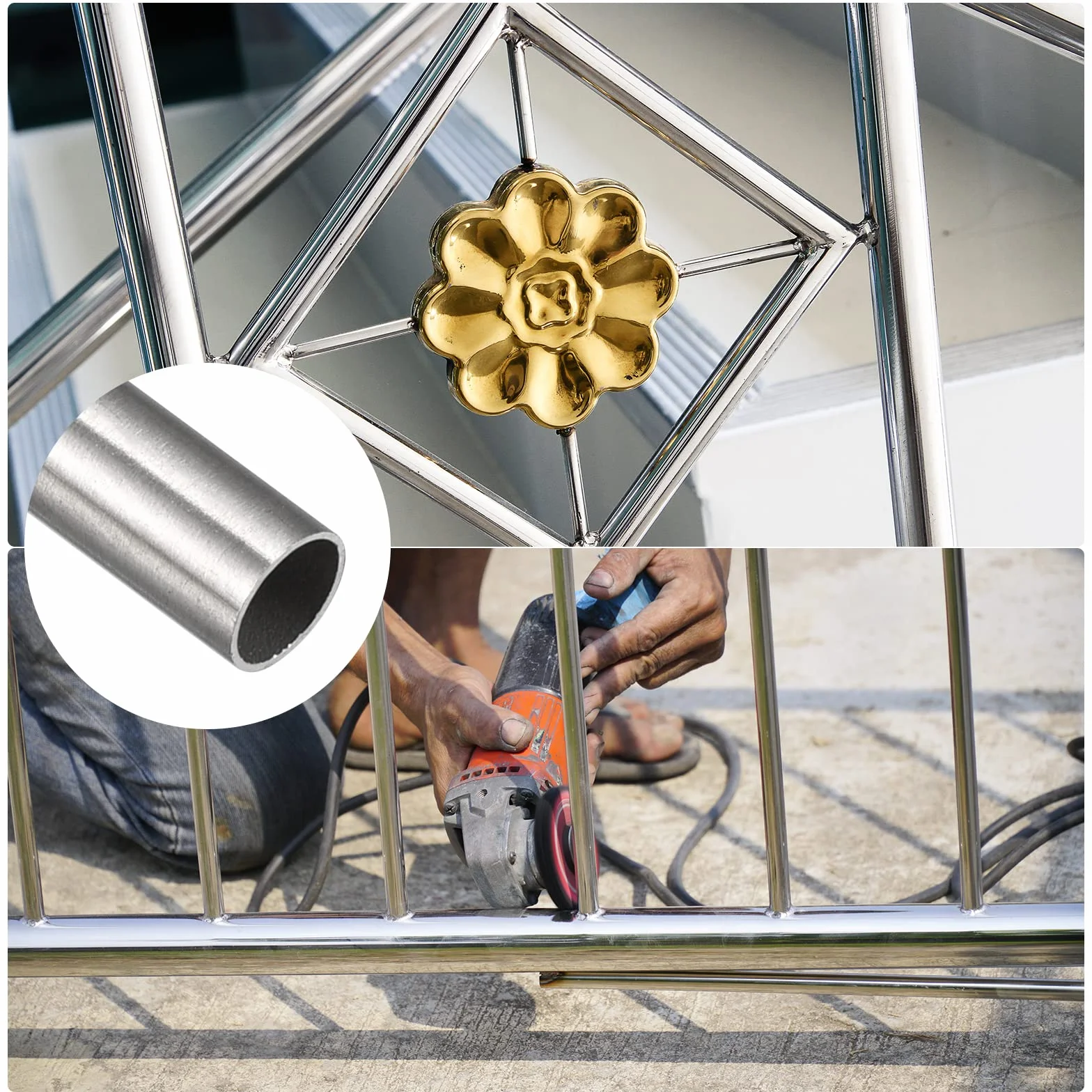METALLIXITY Rura ze stali nierdzewnej 304 12 mm AD x 0,5 mm gł. x 300 mm dł.