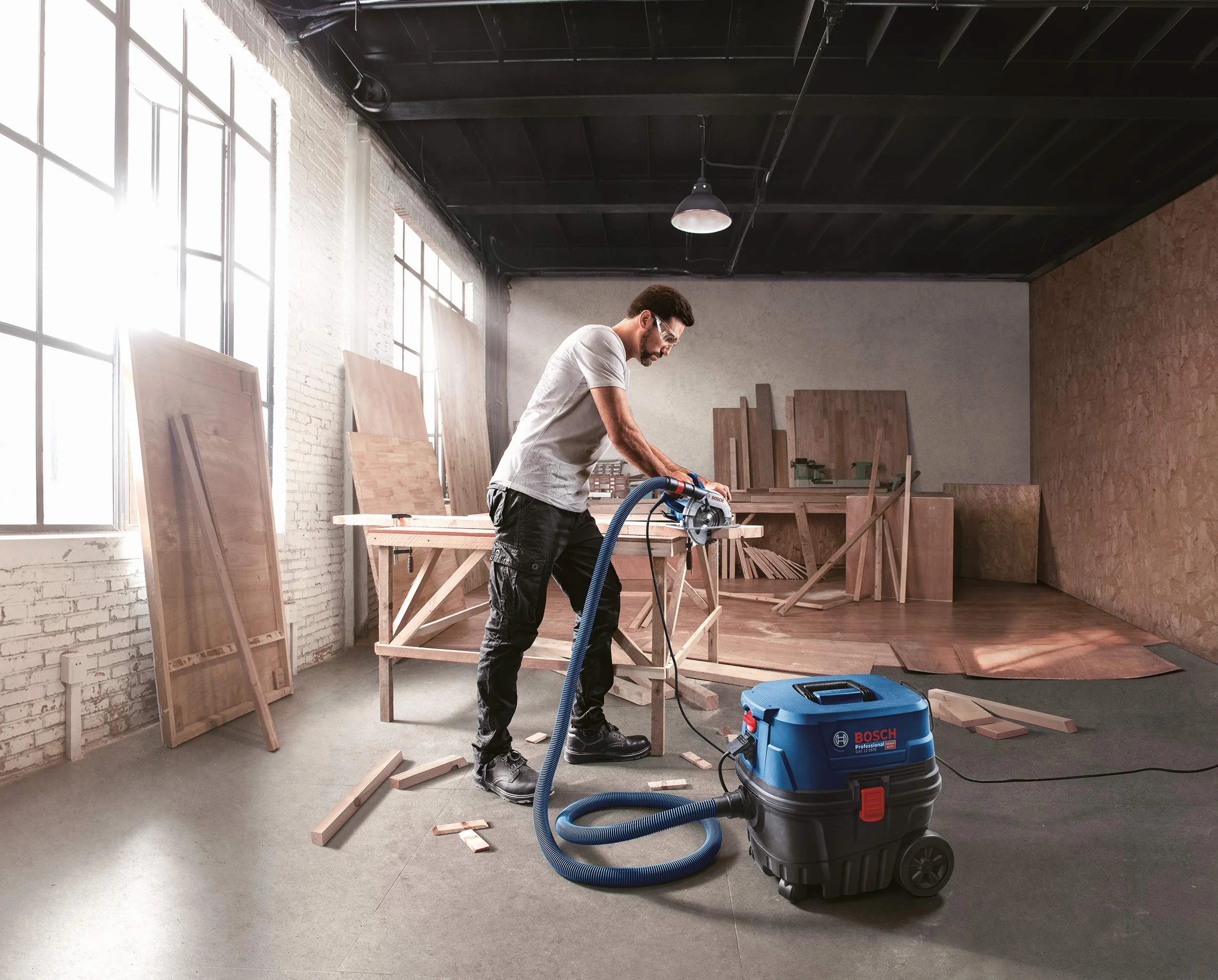 Bosch Professional Przedłużenie węża do odkurzacza (do GAS 12-25 PL/GAS 15 PS, długość 3 m, osprzęt do odkurzaczy)