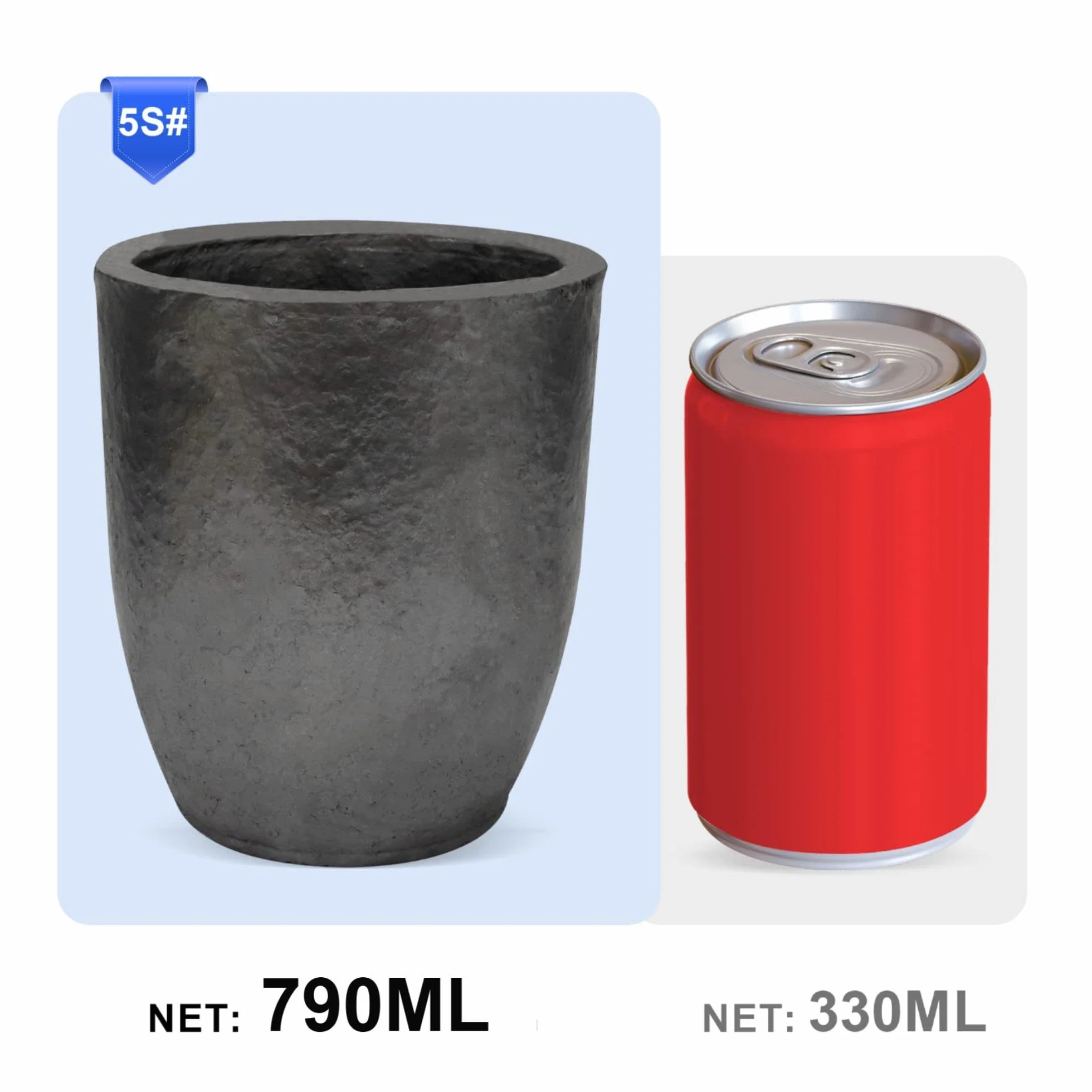 Tygiel grafitowy do topienia metali 7kg złota srebra miedzi mosiądzu aluminium