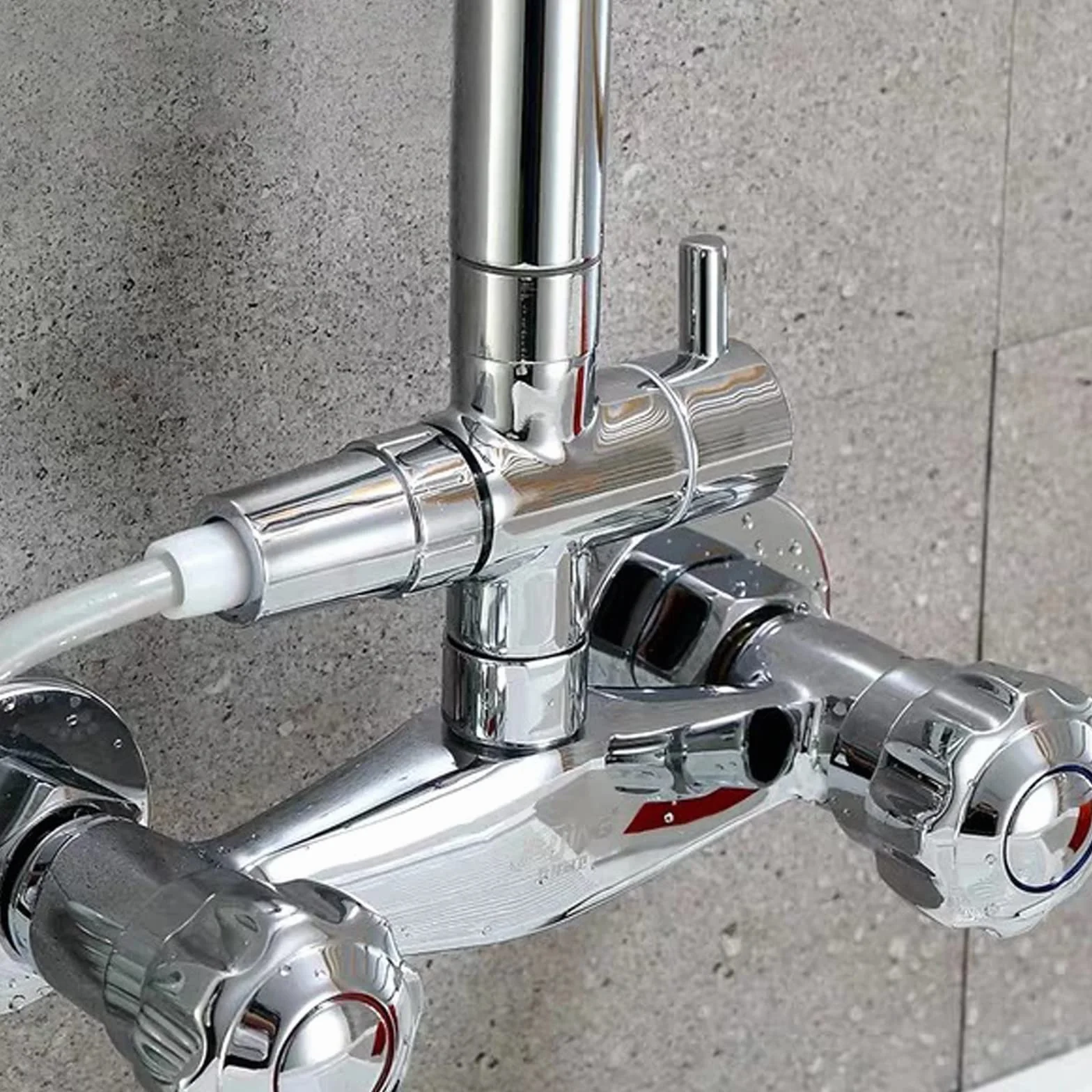 3-drożny zawór przełączający 1/2 cala do prysznica, adapter T