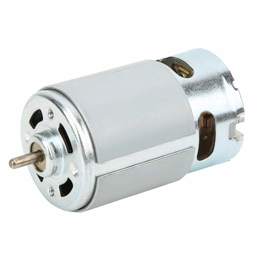 Broco Silnik 24 V, silnik elektronarzędzia elektryczna zabawka samochody silnik silnik RS-550 mikrosilnik DC 12-24 V 22000 obr./min do różnych akumulatorowych wiertarek ręcznych