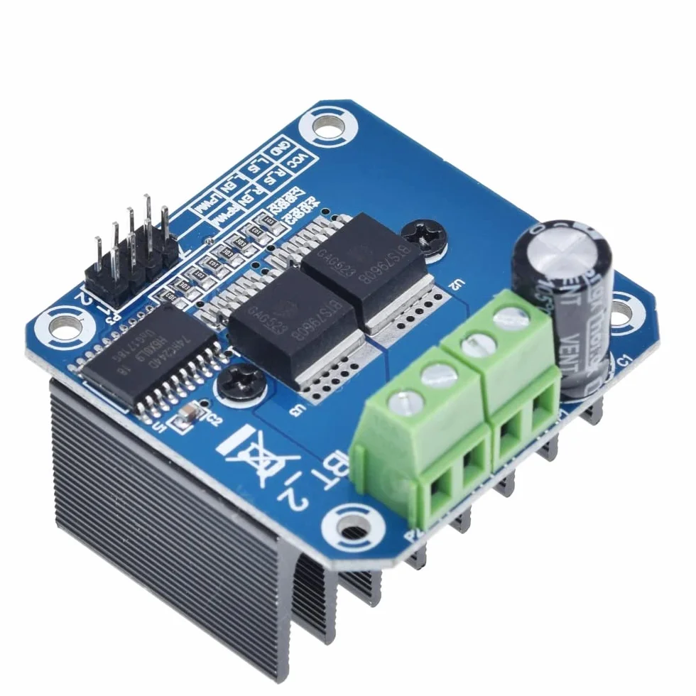 DollaTek BTS7960 moduł sterownika silnika dużej mocy 5,5 V do 27 V 43 A