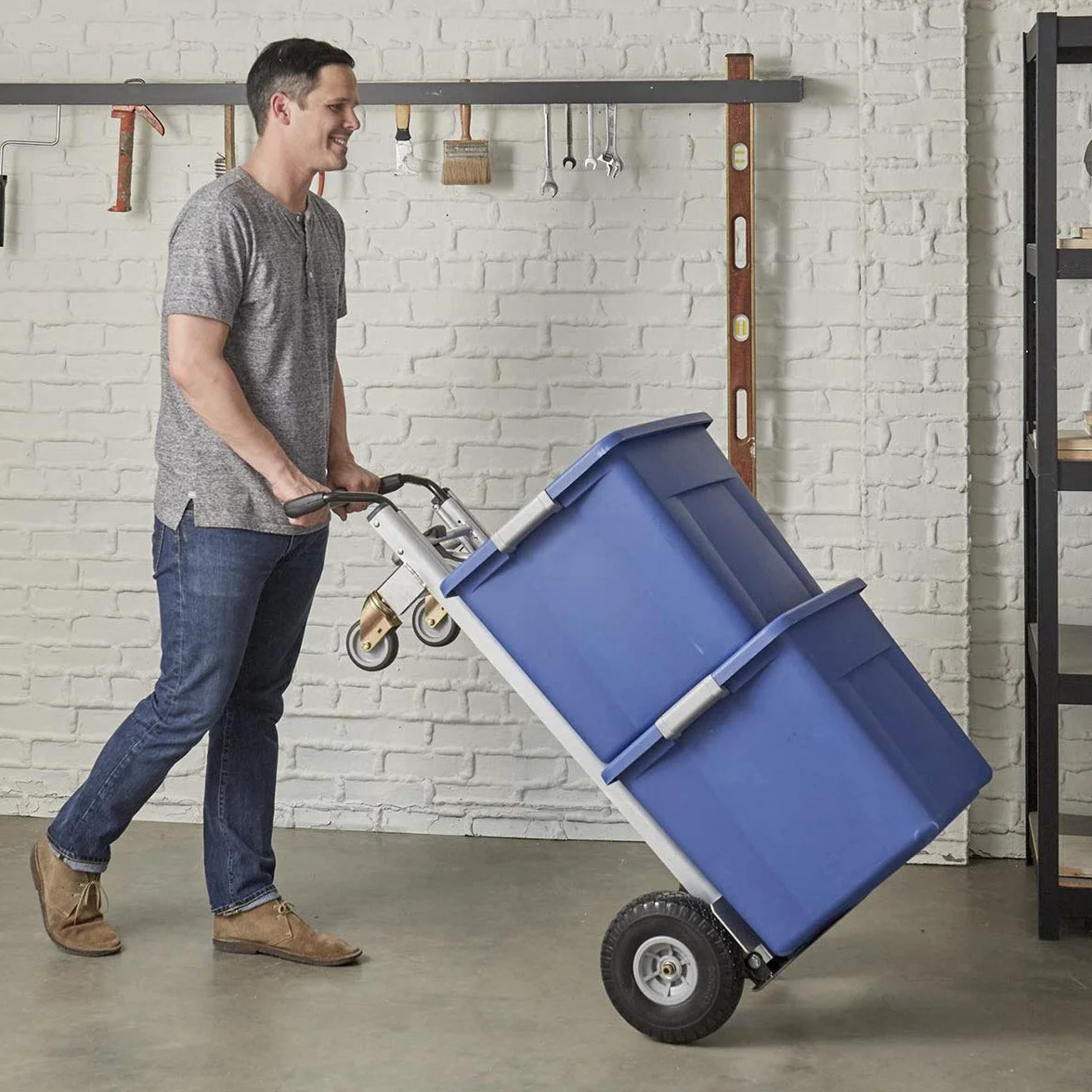 Cosco Aluminiowy wózek transportowy 3 w 1 z płaskimi kołami 450 kg