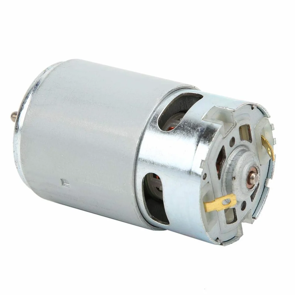 Broco Silnik 24 V, silnik elektronarzędzia elektryczna zabawka samochody silnik silnik RS-550 mikrosilnik DC 12-24 V 22000 obr./min do różnych akumulatorowych wiertarek ręcznych