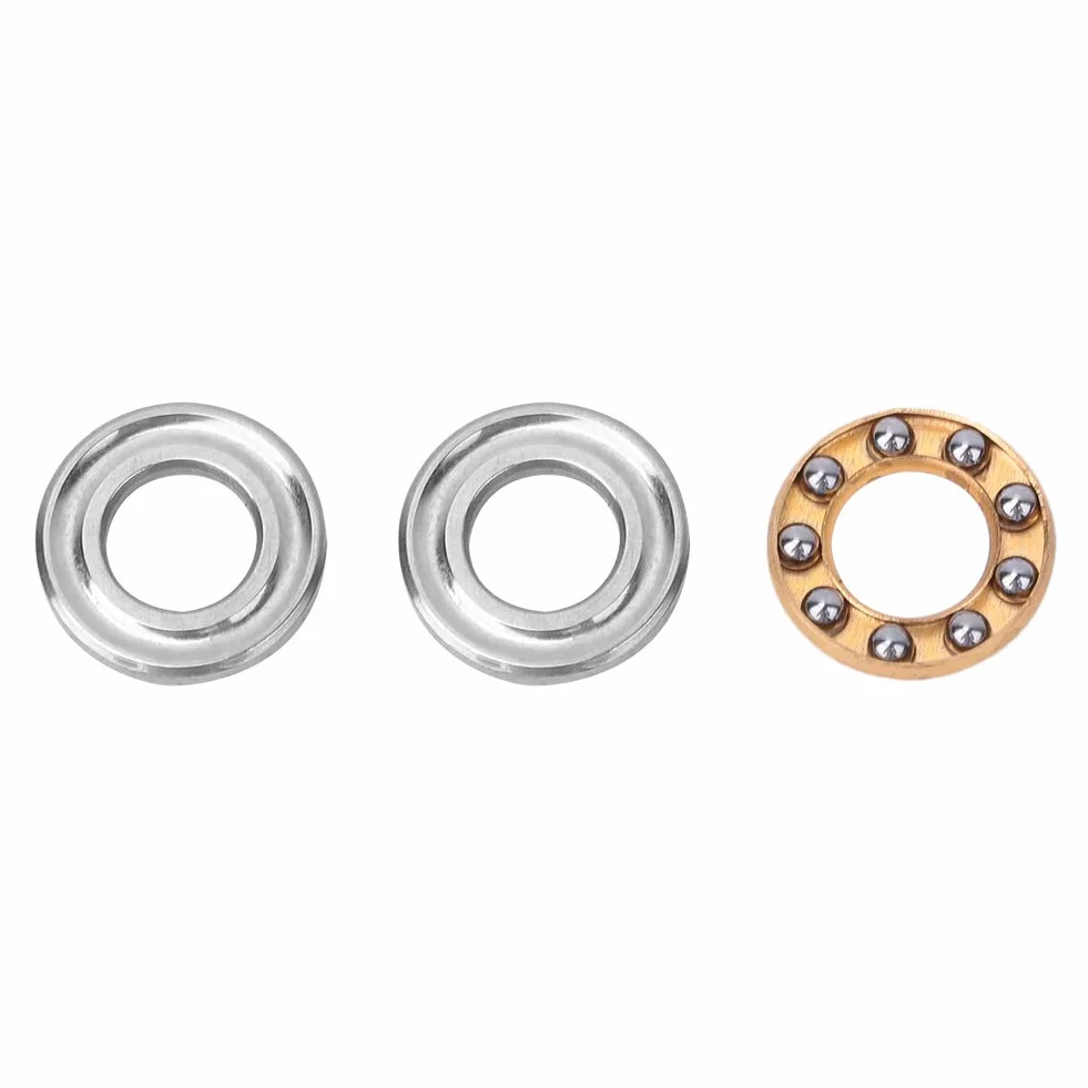 Łożyska Kulkowe Wzdłużne F5-11M 5x11x4,5mm Stalowe Miniaturowe Zestaw 10 Sztuk