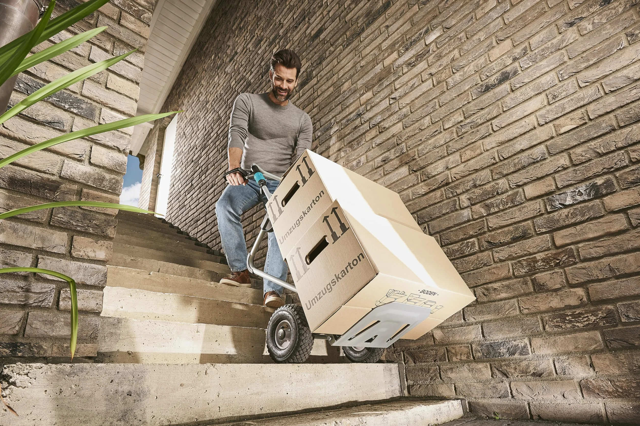 Wolfcraft System transportowy TS 2500 2 w 1 wózek transportowy i przesuwny składany kompaktowy