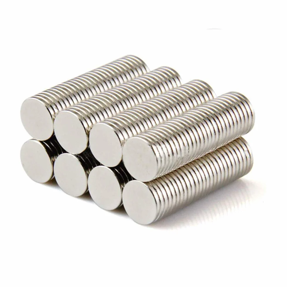 Yizhet Magnesy 8x1 mm, 100 sztuk, mocne magnesy do tablicy magnetycznej
