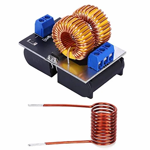 Moduł nagrzewnicy indukcyjnej 120 W, moduł BYS459-1500 Mini ZVS płyta grzewcza indukcyjna 5 V-12 V do ogrzewania wysokiej częstotliwości