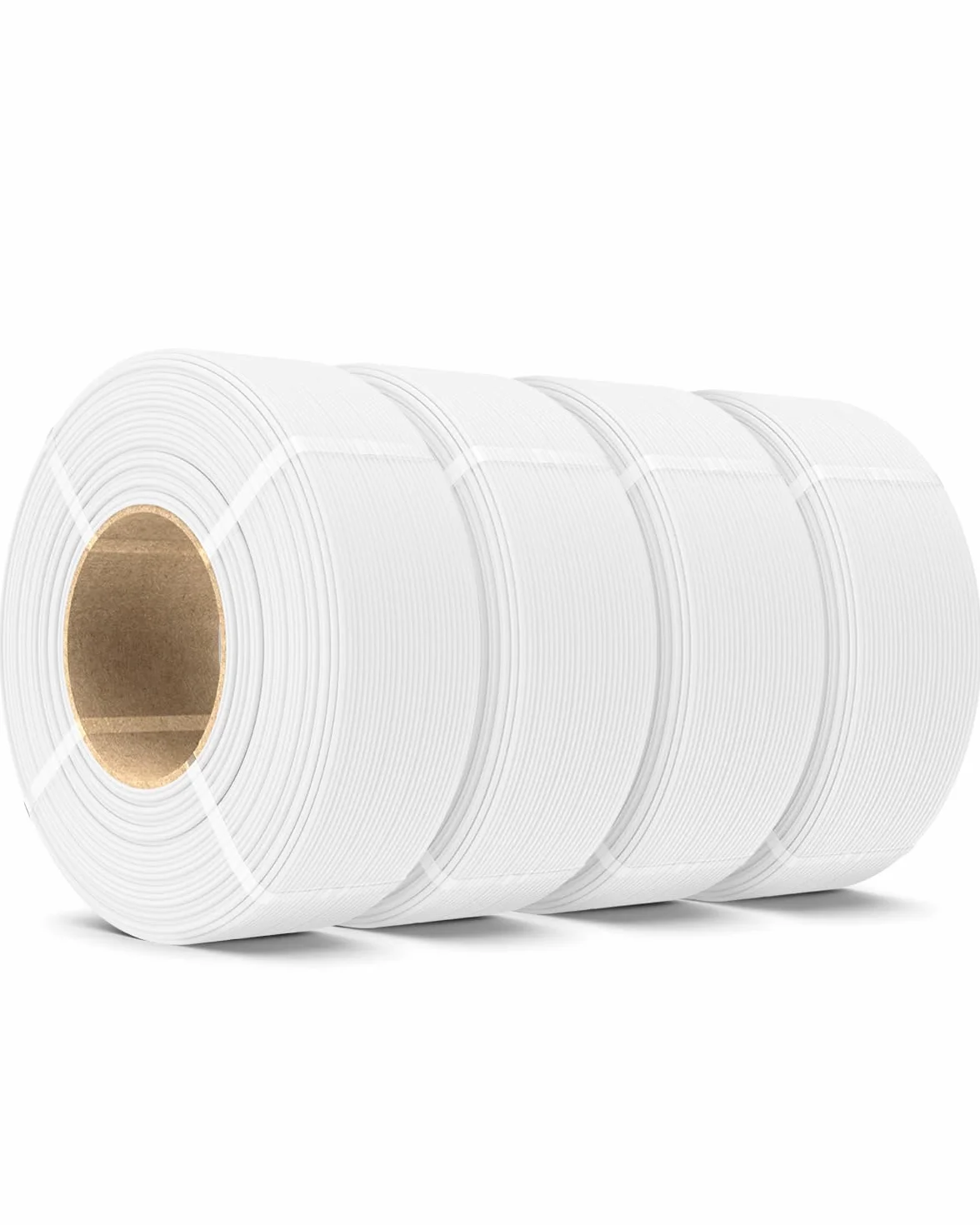 SUNLU PLA matowy filament 1,75 mm 4 kg biały do drukarki 3D kompatybilny z Bambu Lab 4 rolki 1 kg