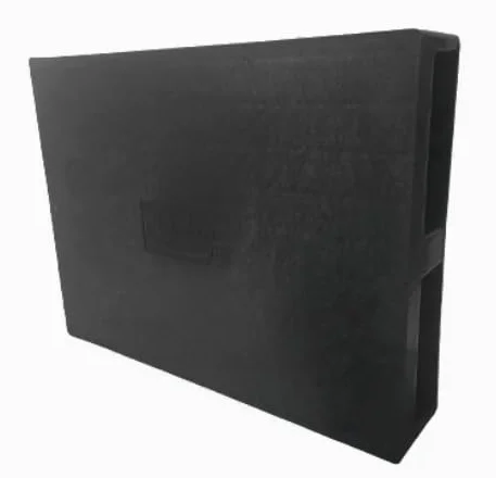 PALETA PLASTIKOWA 80x60 | PEŁNA ANTYPOŚLIZG (Pełna, PE z recyklingu.)