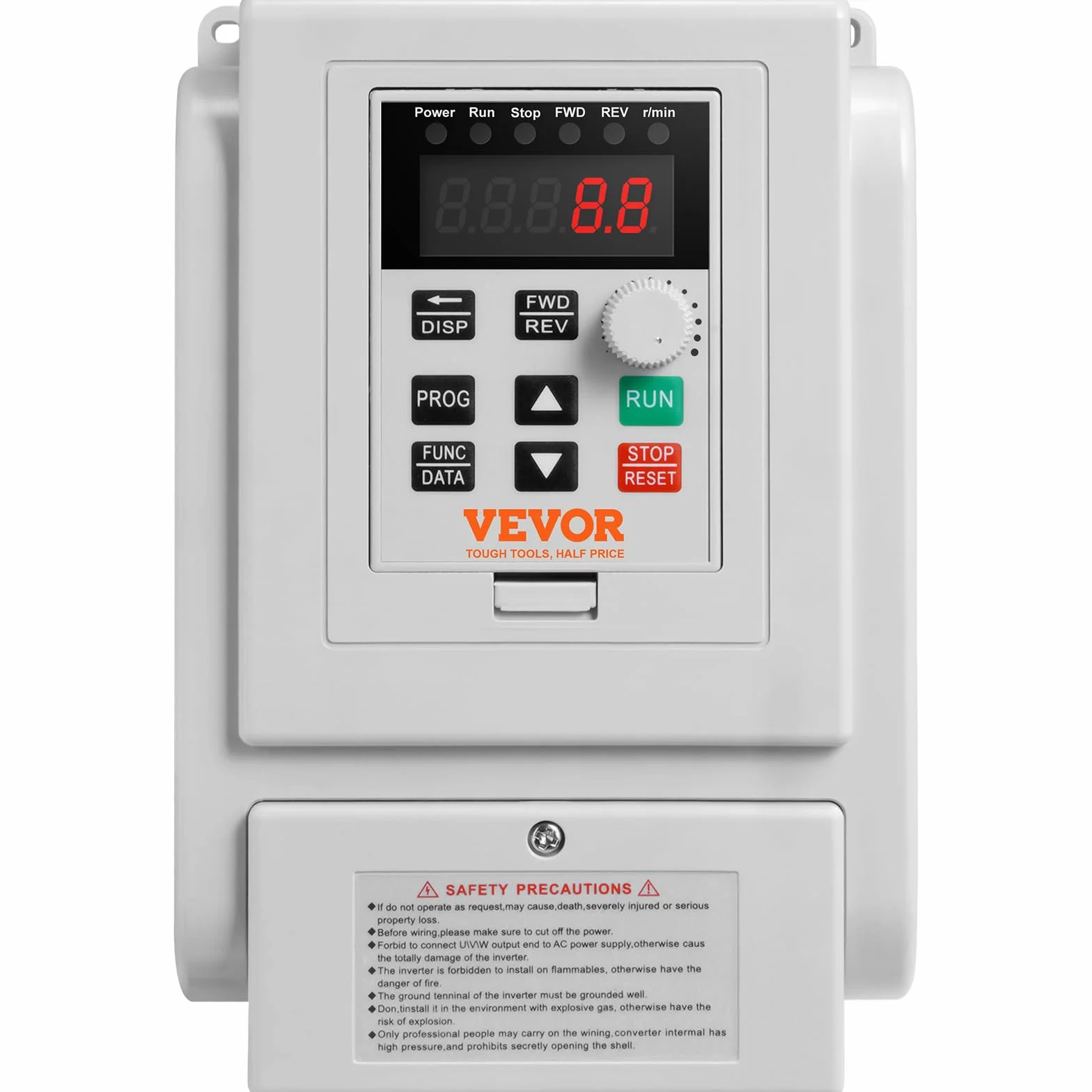 VEVOR 2,2 kW 10 A VFD przetwornica częstotliwości AC 220–240 V regulator prędkości