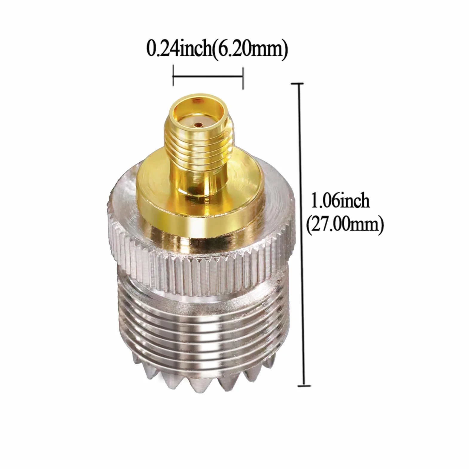 UHF PL-259 żeńska do SO239 żeńska Adapter CB radiowa 2szt