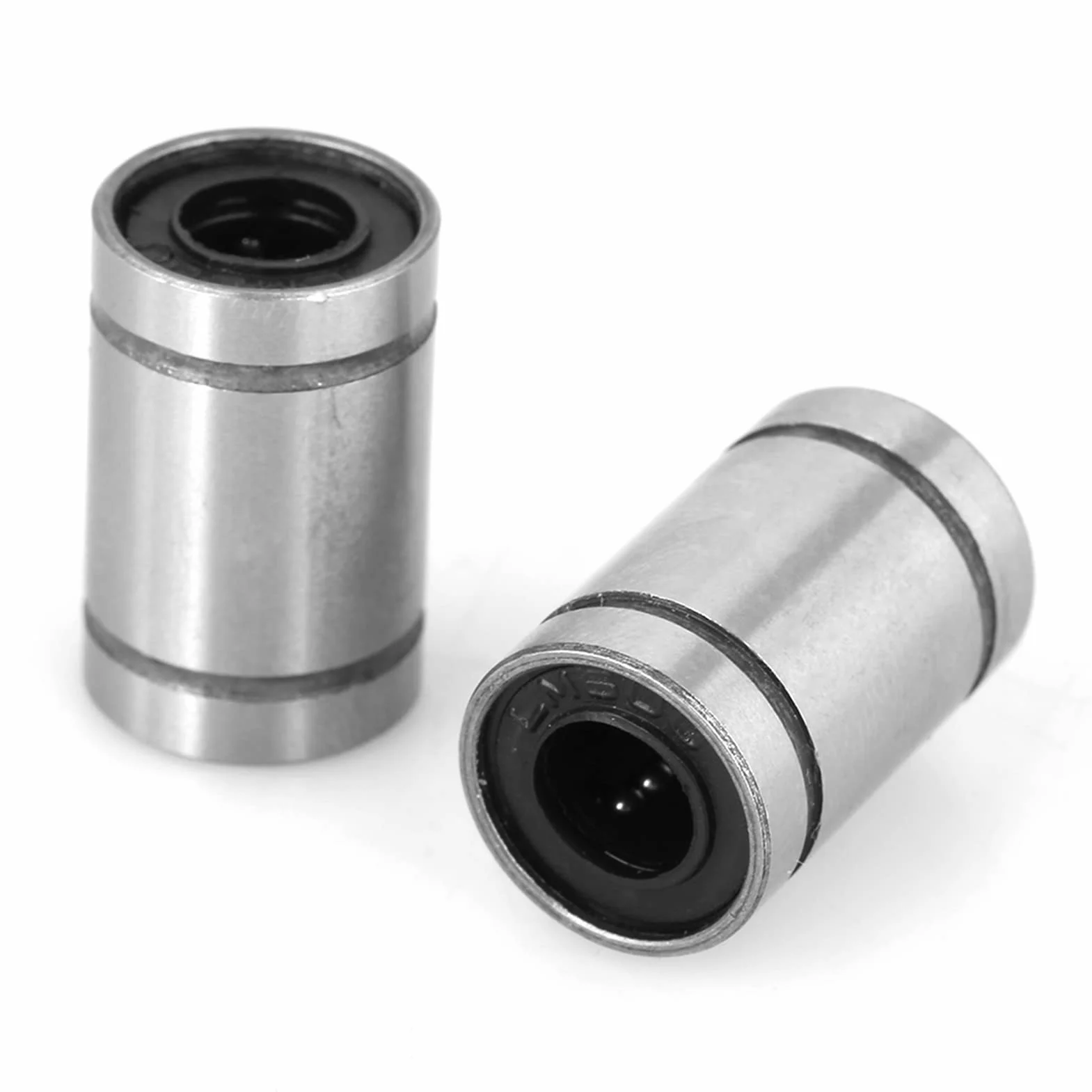 Łożysko Kulkowe Liniowe, 8 Sztuk LM6UU 6mm Liniowe łożyska ślizgowe, Podwójnie Uszczelniona Tuleja łożyska Liniowego O Niskim Poziomie Hałasu Do Części CNC Drukarki 3D