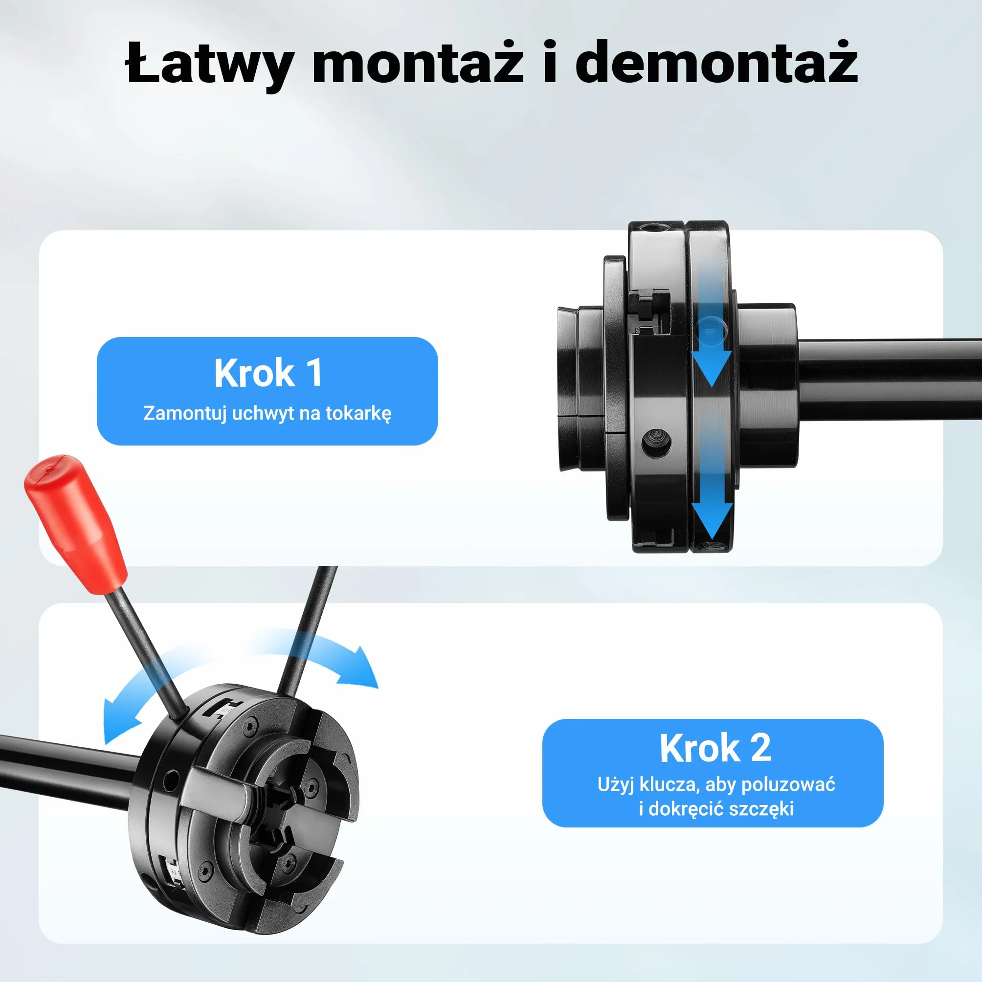 Wiltec Uchwyt tokarski M33 x 3,5 stożek Morse'a 2 część zamienna 550 W
