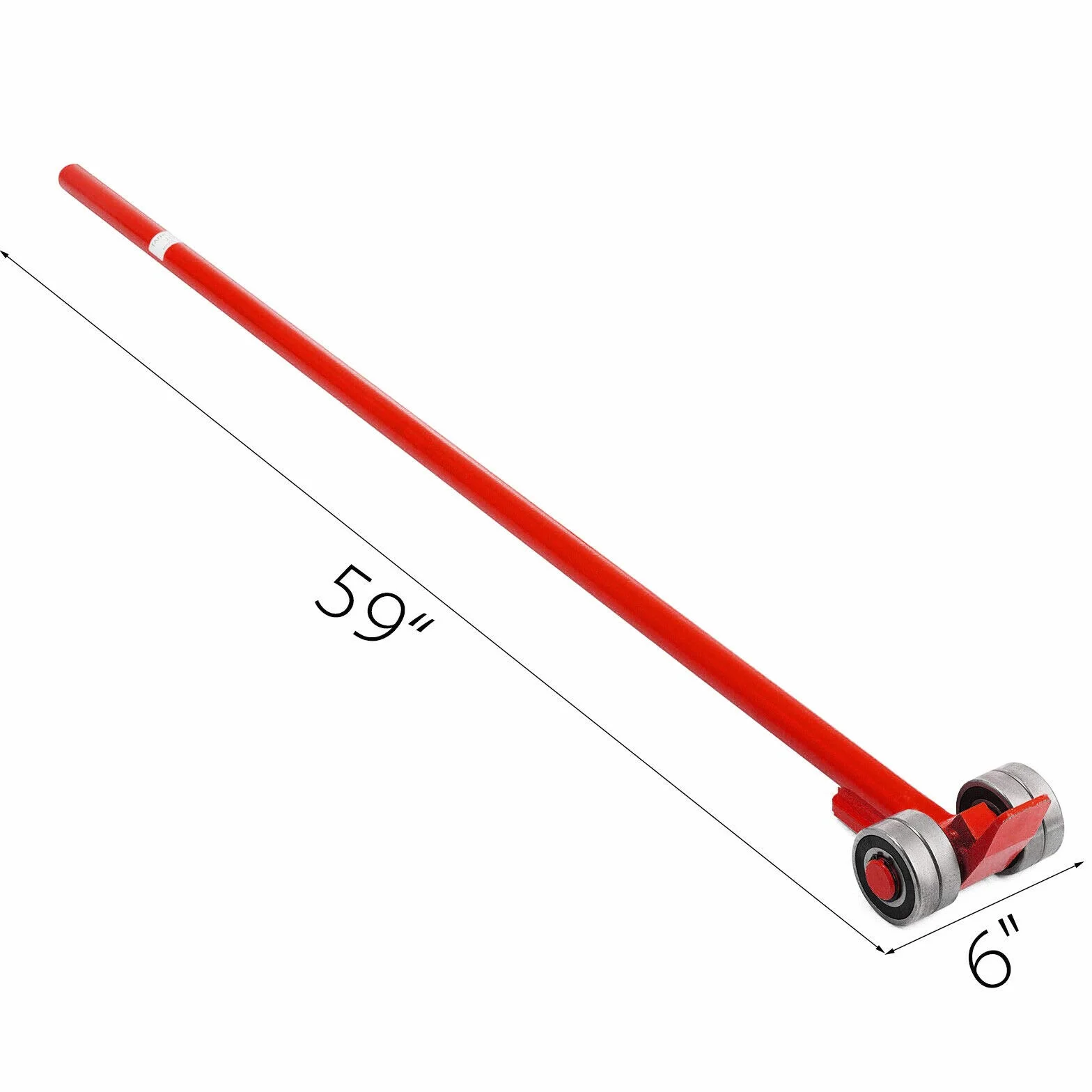 VEVOR Dźwignia z rolkami 150 cm, nośność 3 tony, narzędzie podnoszące ze stali węglowej