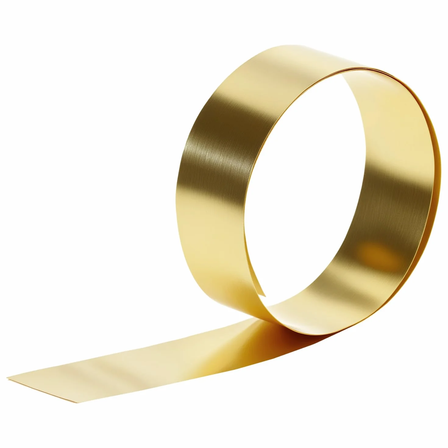 QWORK Arkusz mosiężny, rolka 0,1 mm blacha miedziana, 99,9% czysta blacha miedziana - 0,5 mm x 5 cm x 1 m