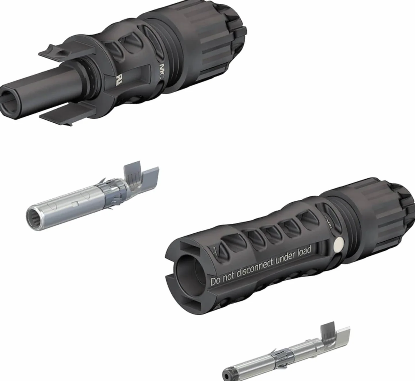 Stäubli MC4 Evo2 wtyczka - gniazdo + wtyczka 4-6 mm² typ 4 PV-KBT4 EVO 2 /6IIund 4 PV-KST4 EVO 2 /6II 4 mm² - 6 mm² system styków MULTILAM (20)