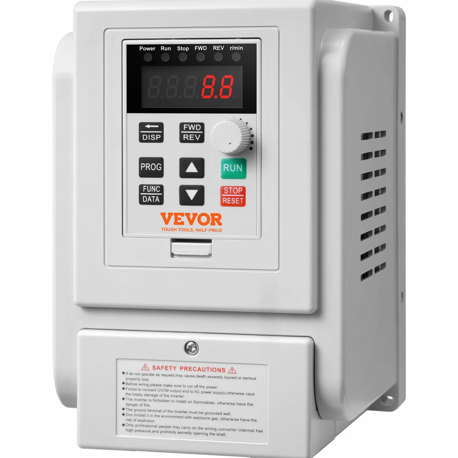 VEVOR 2,2 kW 10 A VFD przetwornica częstotliwości AC 220–240 V regulator prędkości