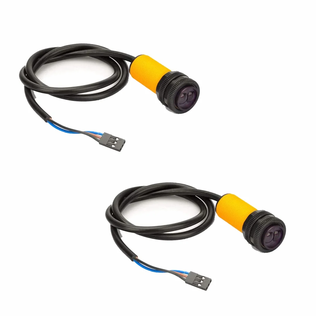 Hailege 2 szt. E18-D80NK IR fotoelektryczny przełącznik czujnik Obstacle Avoidance Sensor Module