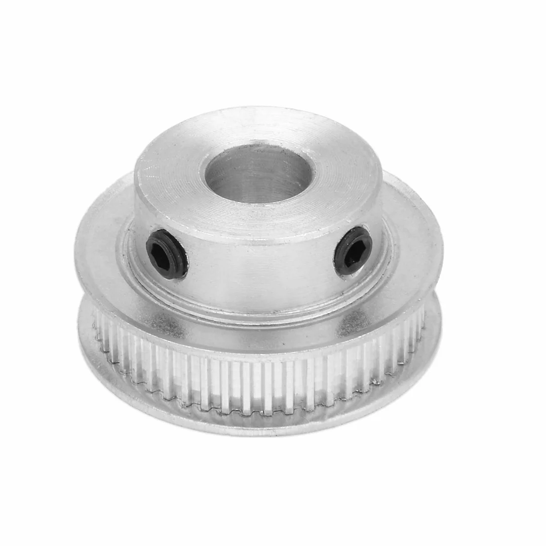sourcingmap aluminium MXL 50 zębów 10 mm otwór pasek rozrządu koło pasowe synchroniczne koło 6 mm pasek srebrny ton do drukarki 3D CNC