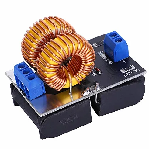 Moduł nagrzewnicy indukcyjnej 120 W, moduł BYS459-1500 Mini ZVS płyta grzewcza indukcyjna 5 V-12 V do ogrzewania wysokiej częstotliwości