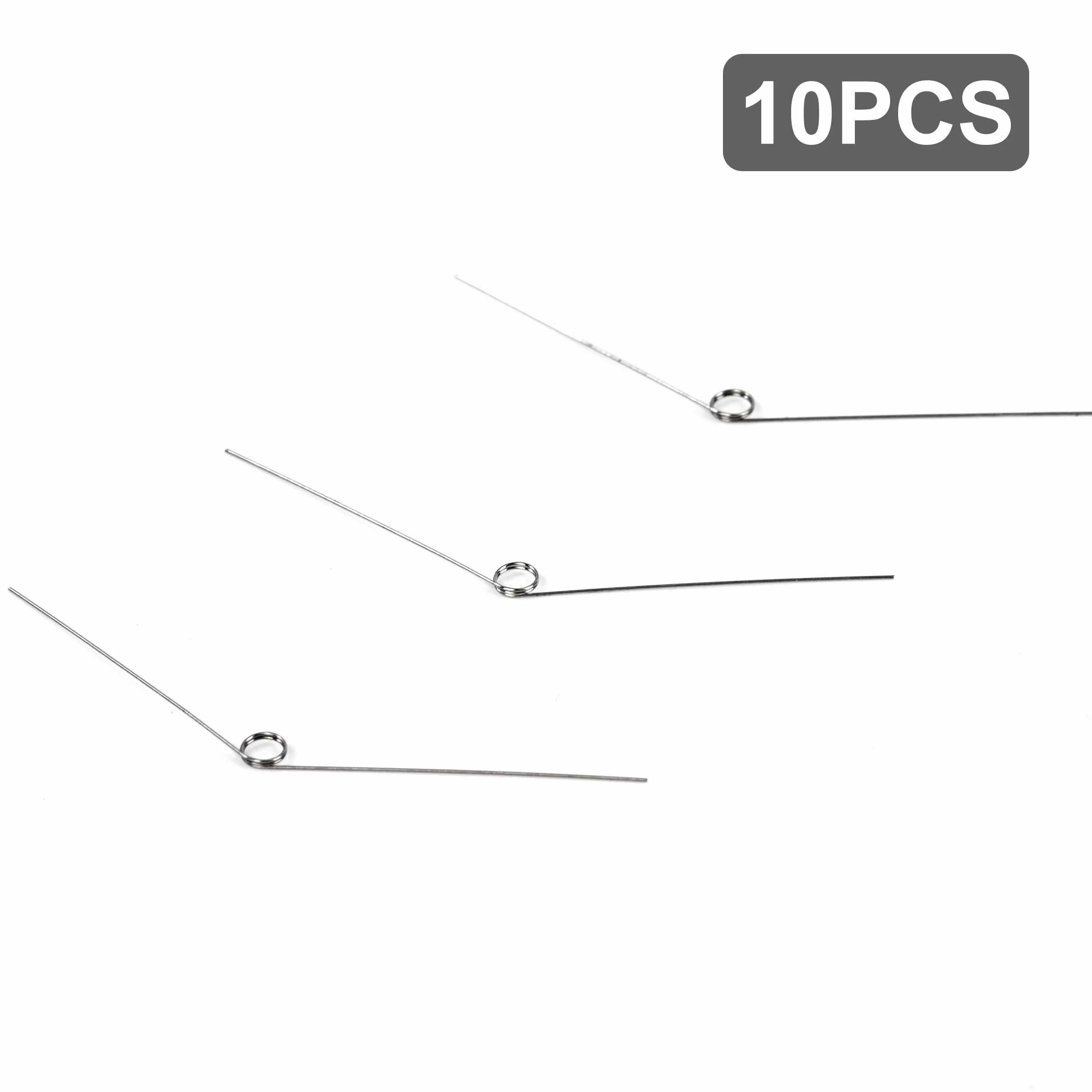 Sprężyny skrętne ze stali nierdzewnej 0,2 x 2 x 20 mm kąt 135° lewy