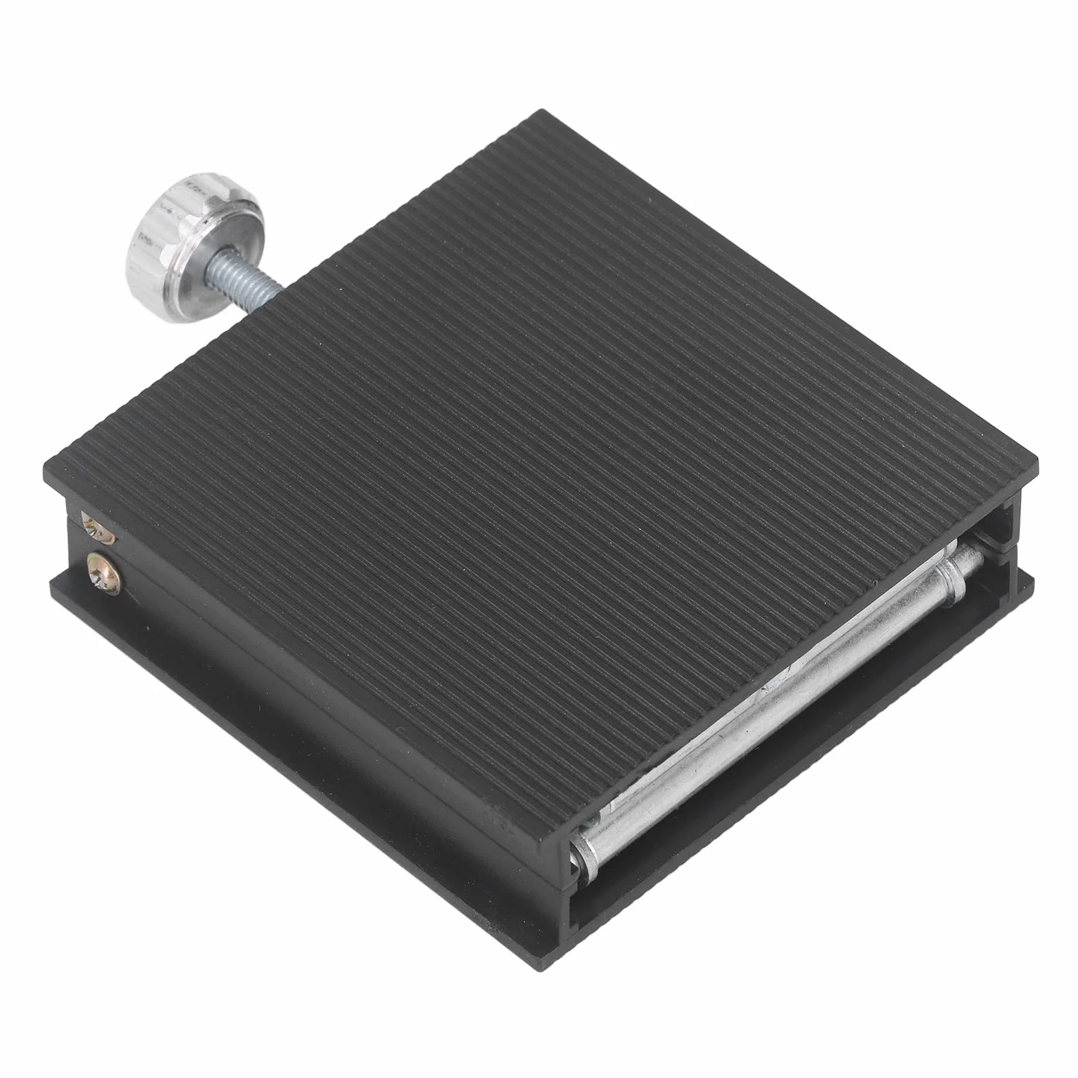 Regulowany Stojak Podnoszący Laboratoryjny 90x90mm Stop Aluminium Platforma z Regulacją Wysokości 26-90mm Czarny Nośność 30kg