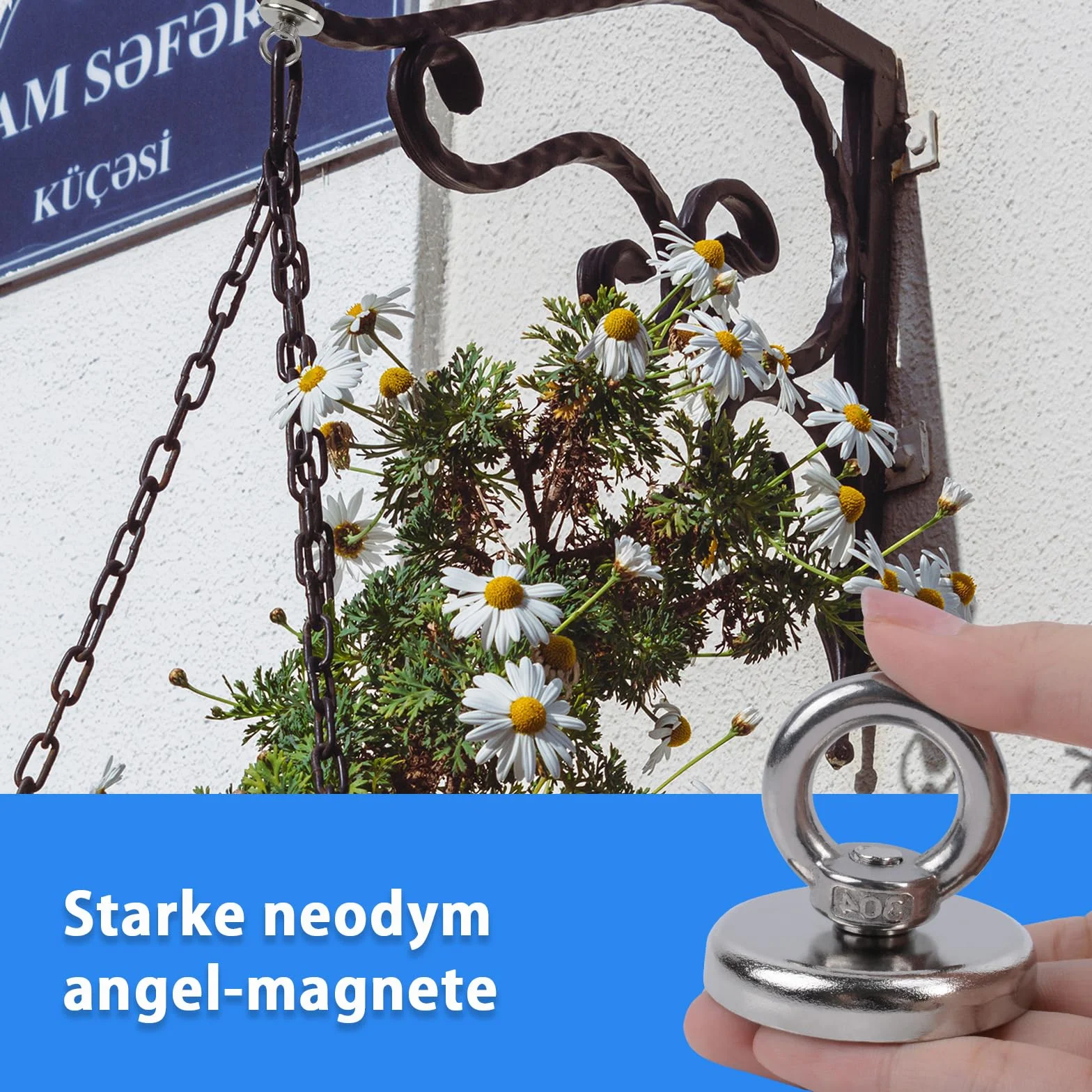 Magnesy neodymowe 48 mm przemysłowe silne magnesy do ratownictwa