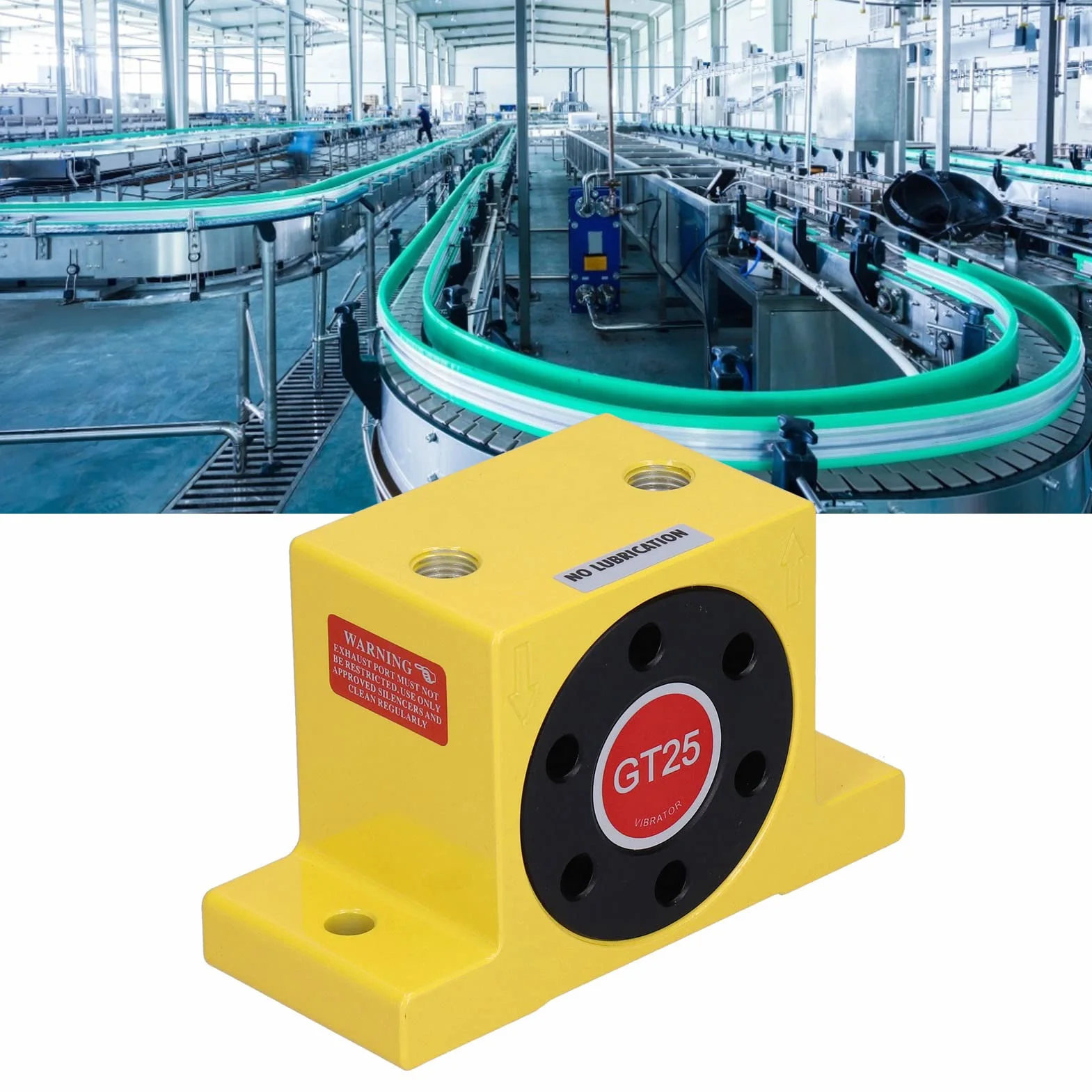 Wibrator Pneumatyczny Joyzan GT25 Oscylator Powietrza Turbina Platforma Mechaniczna