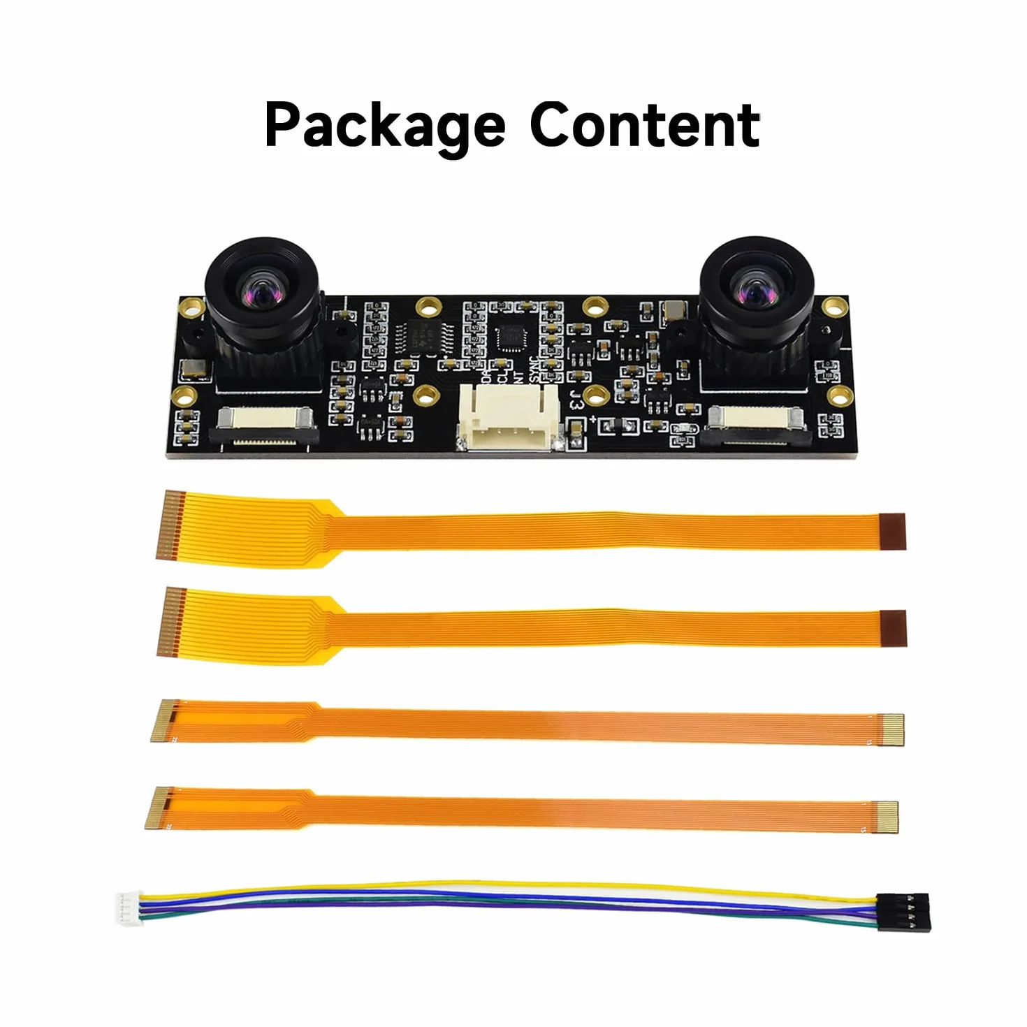 Waveshare IMX219-83 Stereo Camera 8MP Binocular Module for Jetson Nano B01 Raspberry Pi CM3/CM3+