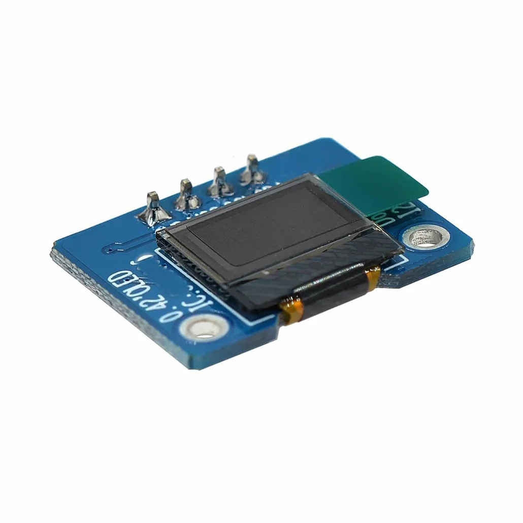 Moduł wyświetlacza OLED 0,42 cala 72x40 I2C 3,3V biały 2 sztuki