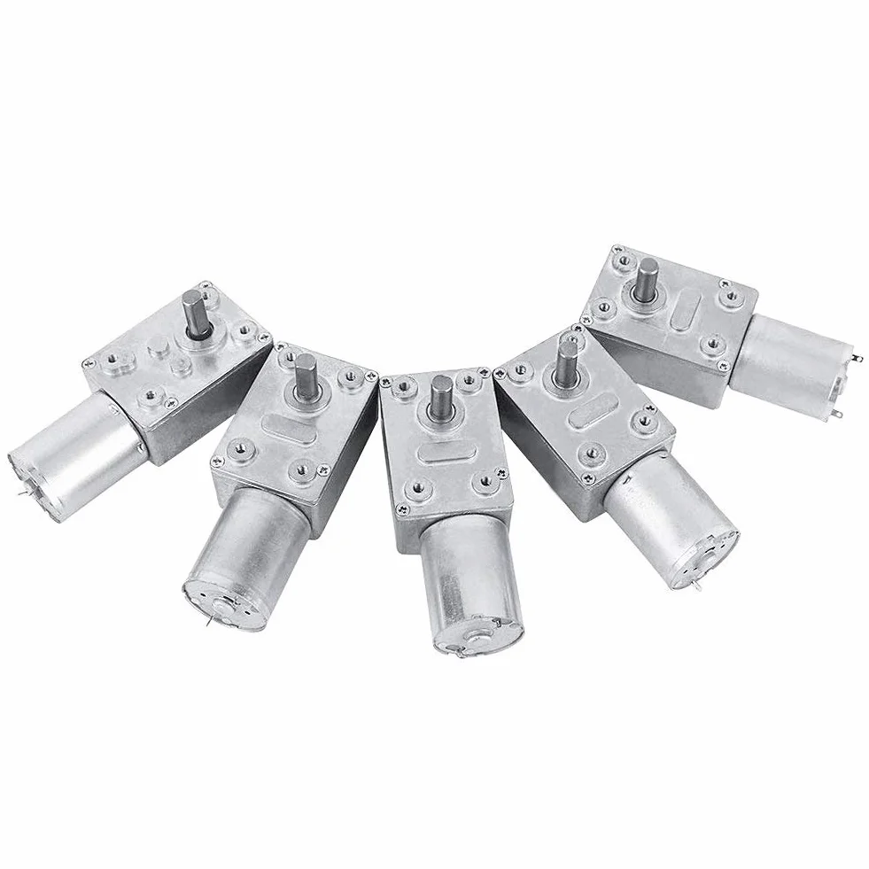 Silnik elektryczny DC 12 V Odwracalny redukcja prędkości 6 RPM metal