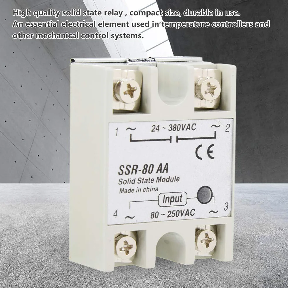 Ssr, Ssr 40A przekaźnik, SSR, przekaźnik półprzewodnikowy 80A jednofazowy przekaźnik półprzewodnikowy Ssr 80Aa 80 250 VAC