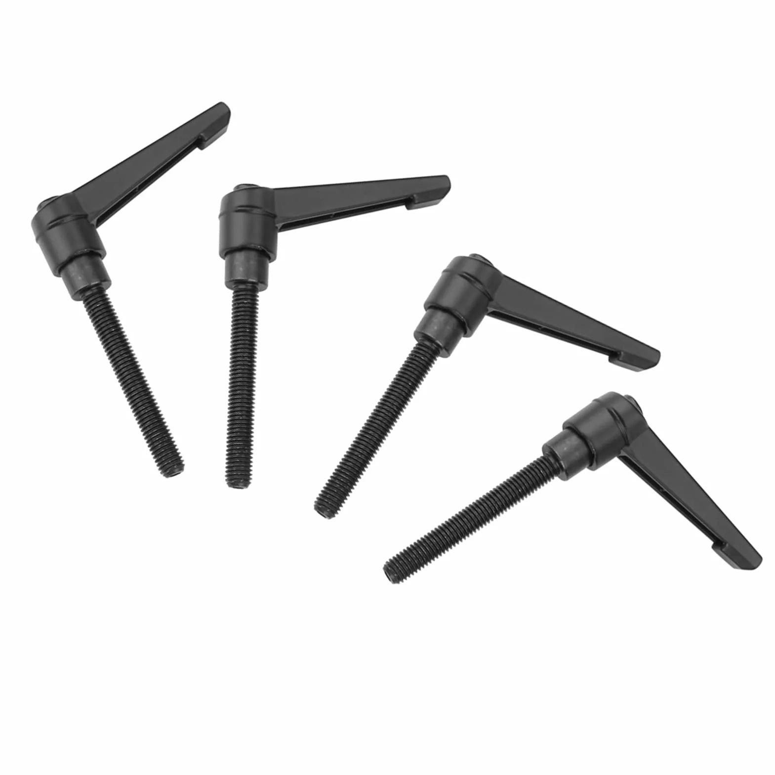 4-częściowy uchwyt dźwigni zaciskowej, metalowe gałki maszynowe Regulowana dźwignia zaciskowa M6 Regulowany uchwyt z gwintem zewnętrznym (50 mm)