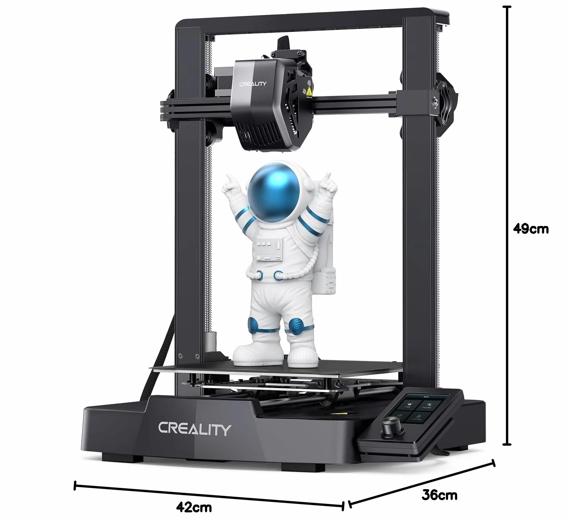 Creality Ender-3 V3 SE drukarka 3D dla początkujących z automatycznym poziomowaniem, wytłaczarka Sprite Direct, prędkość drukowania 250 mm/s, przestrzeń montażowa 220 × 220 × 250 mm