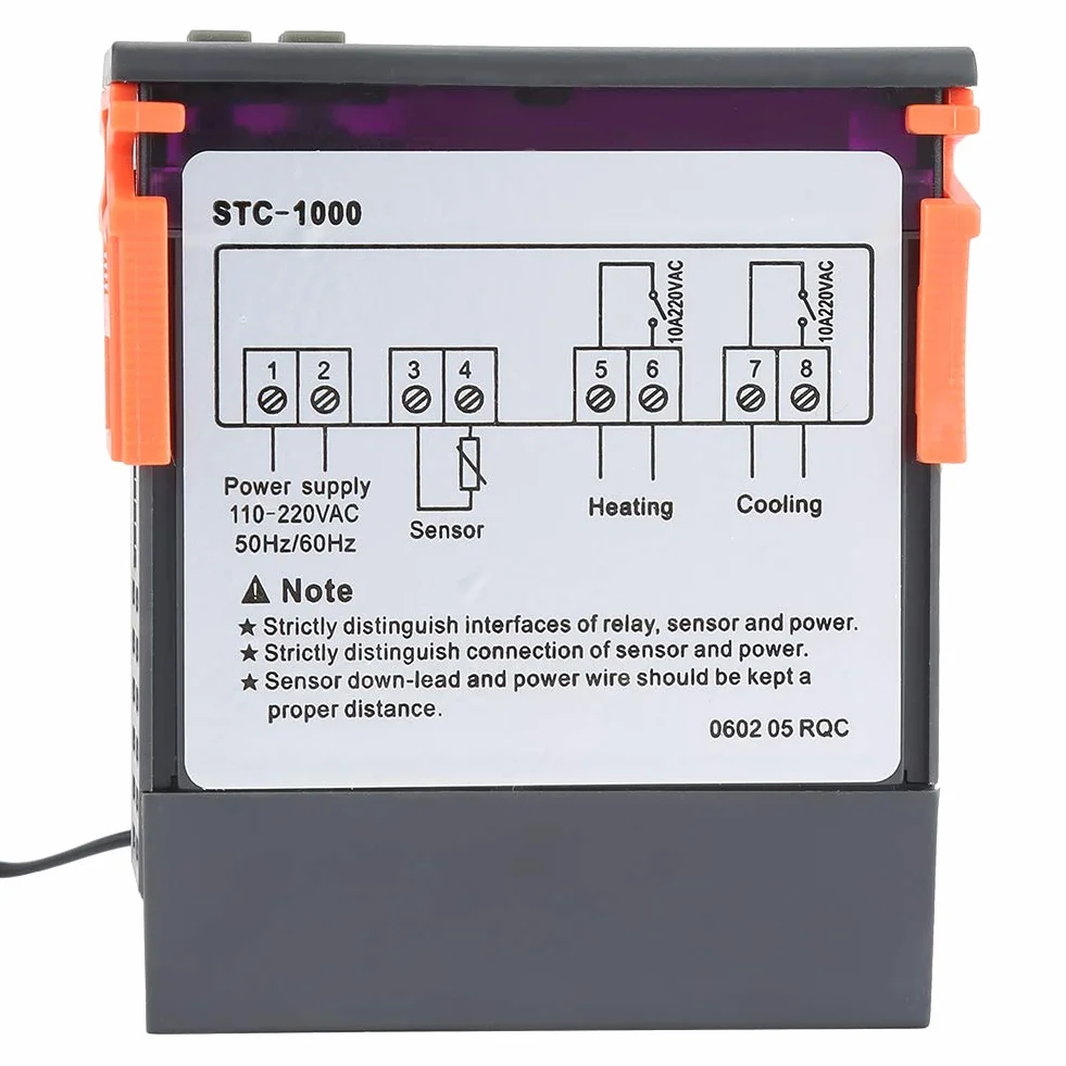 STC-1000 Sterownik termostatu z wyświetlaczem LCD 110-220 V -50-99°C