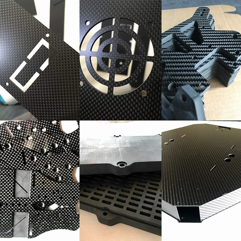 Płyta z włókna węglowego 3K, czarna, 300mm x 600mm, grubość 0,5-5mm