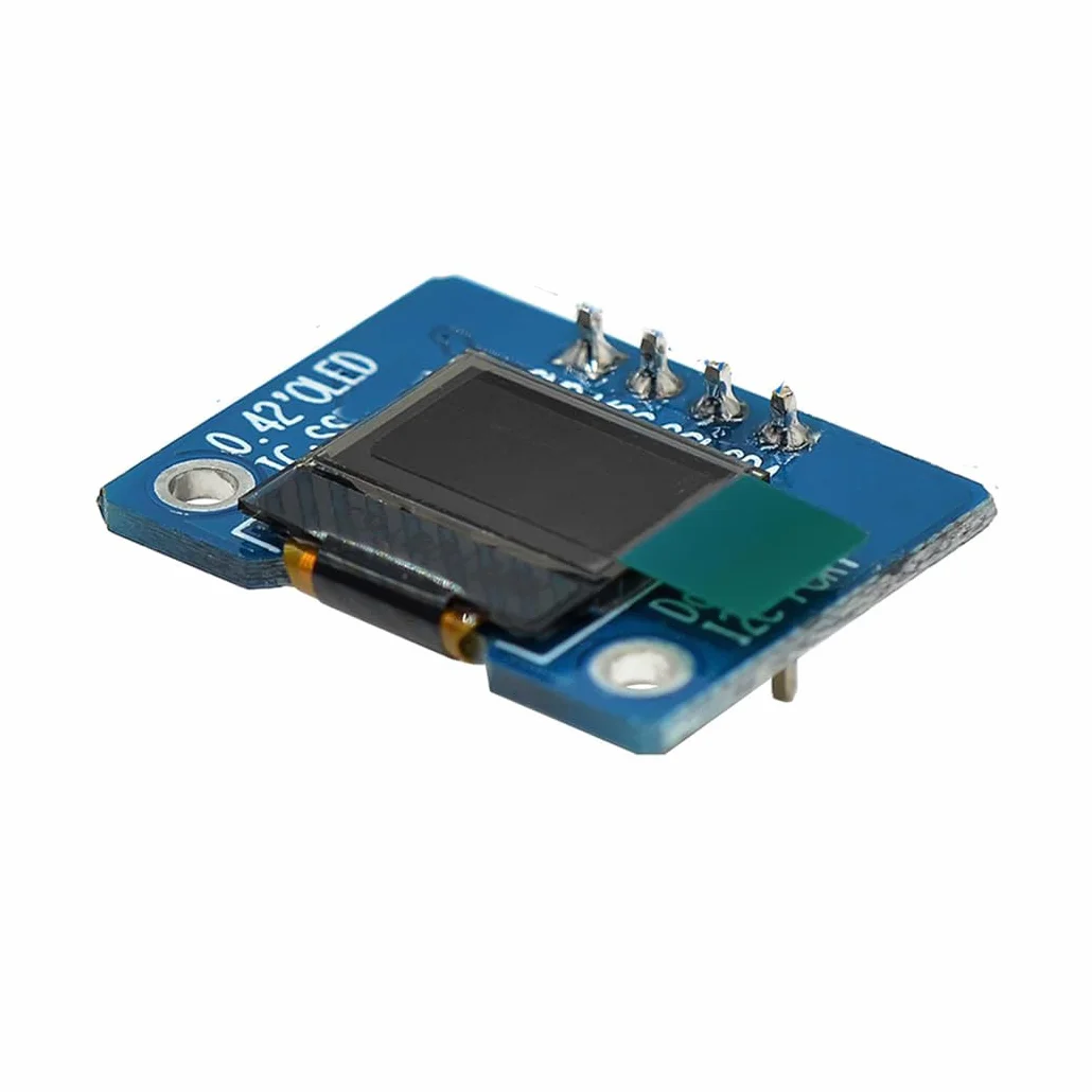 Moduł wyświetlacza OLED 0,42 cala 72x40 I2C 3,3V biały 2 sztuki