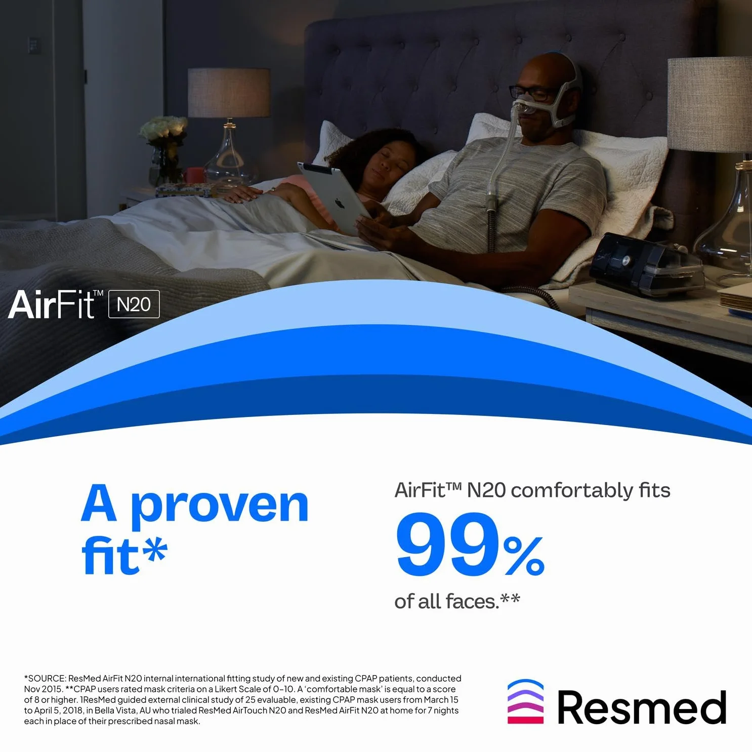 ResMed AirFit N20 Poduszka średnia