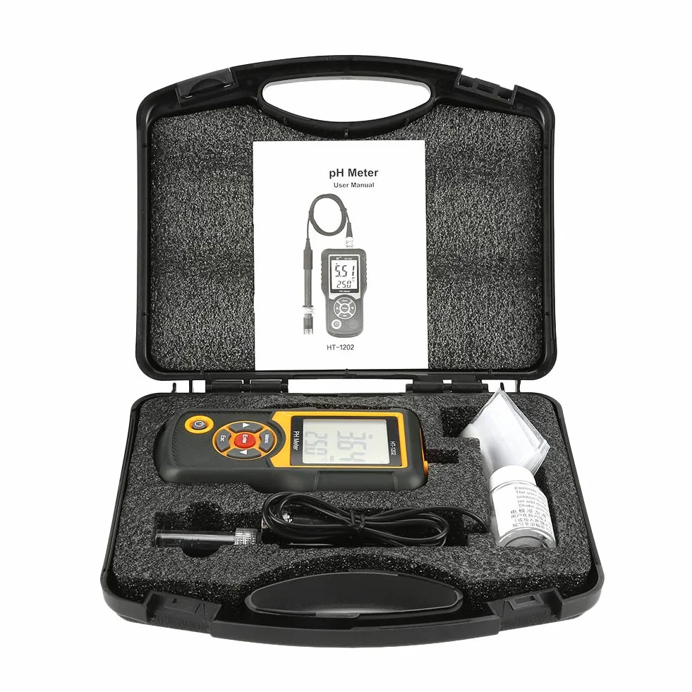 Cyfrowy tester wody HT-1202 pH mV miernik temperatury 0~14PH