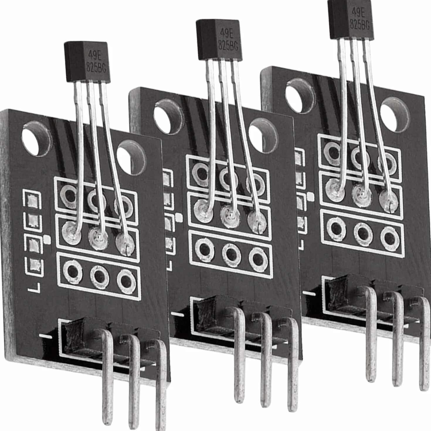 AZDelivery 3 x KY-035 magnetyczny czujnik halla moduł analogowy kompatybilny z Arduino i Raspberry Pi, tym eBook!