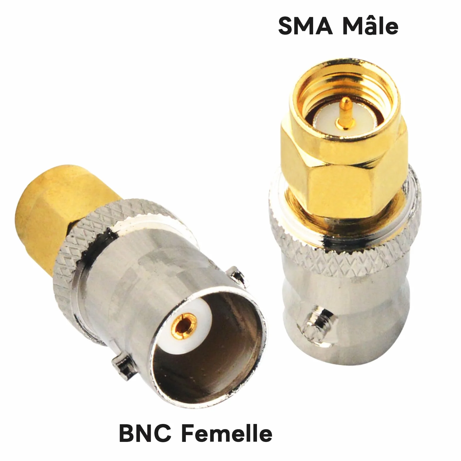 Adapter BNC SMA wtyczka koncentryczna do gniazda BNC, koncentryczny do anten RF LAN bezprzewodowy WiFi radio amator SDR 2