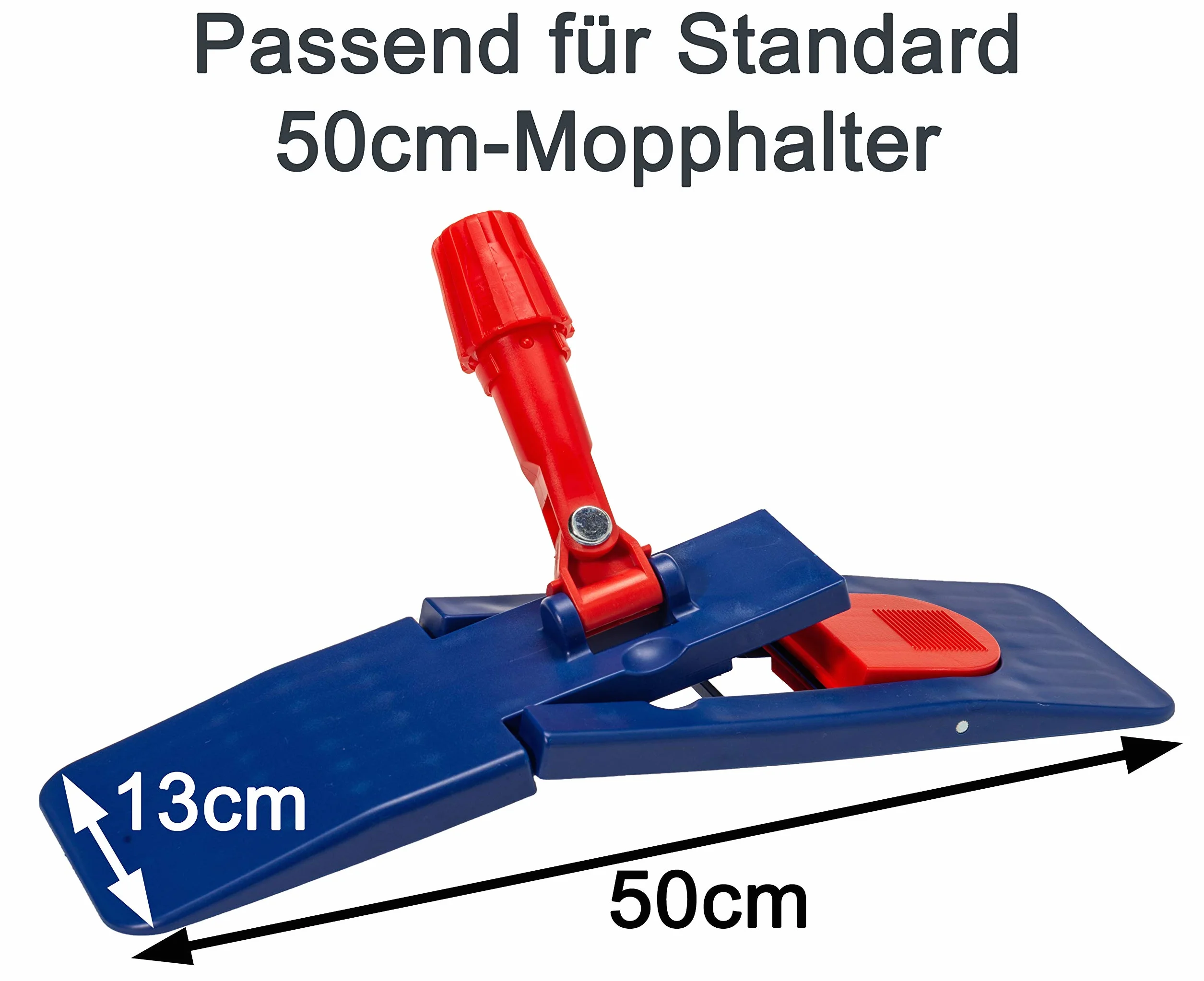 Profesjonalny mop z mikrofibry 50 cm – pokrowce na mopy z paskami ściernymi