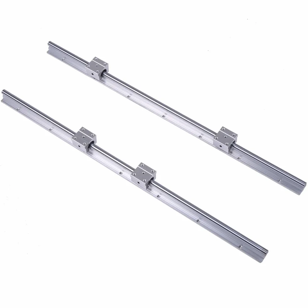 Prowadnice liniowe SBR12 łożysko kulkowe 700mm 12mm zestaw 2+4 rolki SBR12UU