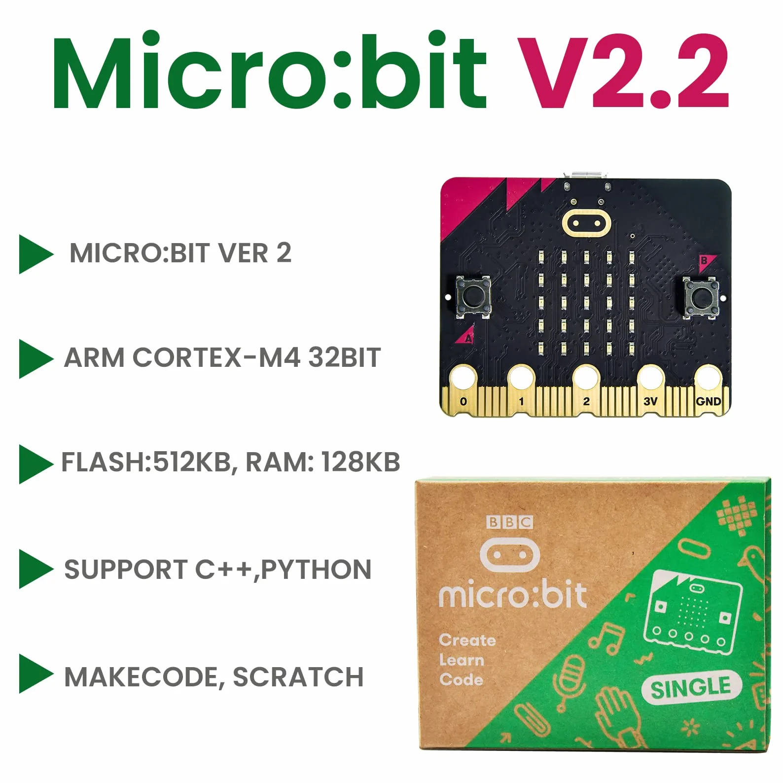 KEYESTUDIO 45 czujników zestaw startowy z mikrofonem do BBC Microbit V2.2